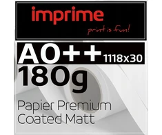Popierius ritinyje braižytuvui Imprime 1118x30 30m 180g dengtas grafikai