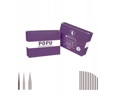 Popu - Microblading'o plunksnelis 16f 0.18 mm 100 vnt.