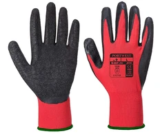 Portwest Flex Grip lateksinės pirštinės, spalva: raudona/juoda, dydis: Xl Reg