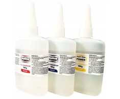 Power Glue Super glue cianoakriliniai klijai 300g skysti vidutiniai tiršti