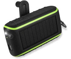 Powerbank 12000mah su rankine pavara ir 2 Usb
