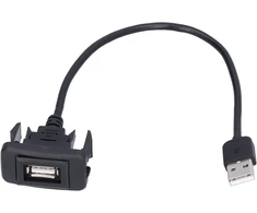 Prailginimo laidas, usb prailginimo laidas, automobilinis usb prievadas, lizdas, lankstus prailginimo laidas, įkrovimo adapteris, įleidžiamas montuojamas prietaisų skydelis