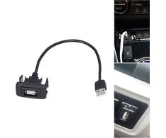 Prailginimo laidas, usb prailginimo laidas, automobilinis usb prievadas, lizdas, lankstus prailginimo laidas, įkrovimo adapteris, įleidžiamas montuojamas prietaisų skydelis
