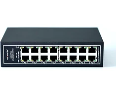 Šakotuvas Pramoninis 16 prievadų Ethernet jungiklis Wiwav Wdh-16et-dc