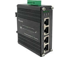 Šakotuvas Pramoninis Gigabit Poe+ Injektorius, 2 Prievadai, 30w, 12-48vdc