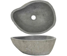 Praustuvas, (37-46)x(29-36)cm, upės akmuo, ovalo formos