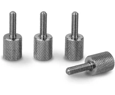 Precisiongeek M3 x 12mm varžtai su galvute, cilindras 12mm ilgio, 10mm skersmens rifliuotas šešiakampis raktas, nerūdijantis plienas - 4 vnt. rinkinys