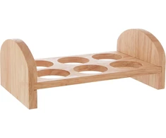Premier Housewares kiaušinių dėklas 6 kiaušiniams, natūrali guma