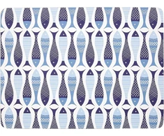 Rankšluostis Premier Housewares Pisces padėkliukai, kamštis, mėlyna, 29 x 0.69 x 22 cm