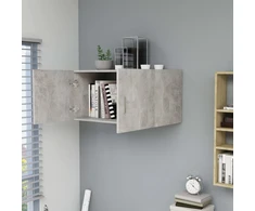 Prie sienos montuojama spintelė, betono, 80x39x40cm, mediena