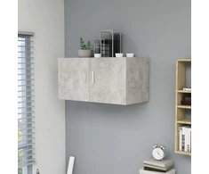 Prie sienos montuojama spintelė, betono, 80x39x40cm, mediena