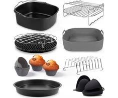Priedai gruzdintuvei be riebalų air fryer rinkinys