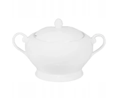 Prima Deco apvali porcelianinė sriubos vaza, universali klasikinė, 2.5 l