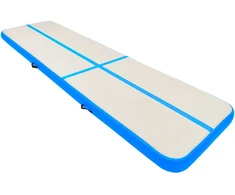 Pripučiamas gimnastikos kilimėlis, mėlynas, 700x100x20cm, PVC