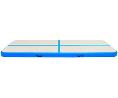 Pripučiamas gimnastikos kilimėlis, mėlynas, 300x100x20cm, PVC
