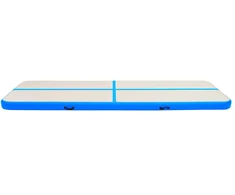 Pripučiamas gimnastikos kilimėlis, mėlynas, 700x100x20cm, PVC