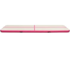 Pripučiamas gimnastikos kilimėlis, rožinis, 800x100x20cm, PVC