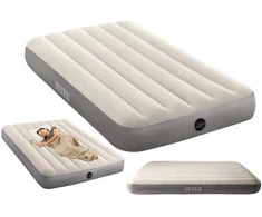 Pripučiamas turistinis vienvietis čiužinys Intex 191cm premium, platus