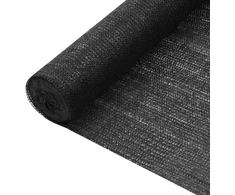 Privatumo suteikiantis tinklelis, juodas, 2x10m, HDPE, 75g/m²