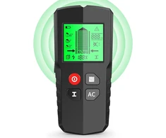 【pro】 kabelių ieškiklis, elektros linijų ieškiklis, sienų skaitytuvas metalo detektorius su hd lcd ekranu metaliniams vamzdžiams, vamzdžiams, medžiui, elektros linijoms, kintamosios srovės įtampai ir kt.
