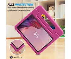 Procase vaikiškas dėklas su stovu, skirtas 9 colių lenovo tab m9 22.86 cm (1340 x 800, hd ekranas), itin lengvas, atsparus smūgiams, tvirtas vaiko apsauginis dėklas su pasukama rankena, magenta