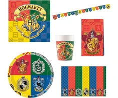 Procos Dy10273865 Harry Potter vakarėlio rinkinys, didelis, lėkštės, puodeliai, servetėlės, staltiesė, maišeliai, reklaminis skydelis, stalo dekoracija, gimtadienio dekoracija, m