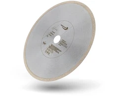 Prodiamant deimantinis diskas porcelianui, akmens masės keramikai 250 mm x 25,4 mm itin minkštas labai smulkus pjovimas jautrioms plytelėms, skirtas vandens pjūklams ir šlapio pjovimo staklėms