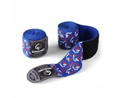 ProGame Ground Game Bokso Bintai Wrap'ai "logo" Mėlyni 4m