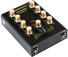 Pronomic Dx-10 Mkii Dj mikšeris - kompaktiškas 2 kanalų Dj mikšeris su dviem linijų įėjimais ir 2 juostų ekvalaizeriu - mikrofono įėjimas su atskiru garso valdymu - pagrindinis ir ausinių išėjimas - juodas