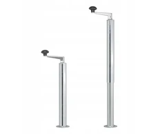 Proplus Reguliuojama Priekabos Atrama fi48 mm 400-650 mm su rankena didelis eigos diapazonas 350kg galia