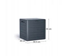 Prosperplast Woodebox 140l Antracito Sodo Dėžė