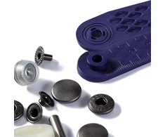 Prym spaudės anorakams, 15 mm, žalvaris