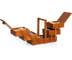 Prym tamsaus medžio siuvimo dėžutė | M dydis 36 x 28 x 19 cm | 612549