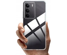Pskom Itin plonas slim tpu guminis silikoninis dėklas realme c75 + stiklas