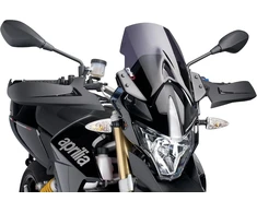 Puig 4947f priekinis stiklas aprilia dorsoduro 750 2008-2014/ dorsoduro 1200 2011-2014, tamsiai rūkytas, vidutinis