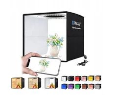 Puluz sulankstoma nešiojama fotostudija 40cm su fonais light box