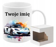 Puodelis automobiliai auto car + bet koks vardas dovana