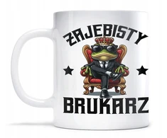 Puodelis juokingam varlių grindinio klojėjui, skirtas kavai ir arbatai