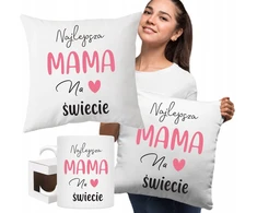 Puodelis + pagalvėlė dovana mamai geriausia mama pasaulyje mamos diena
