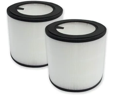 Pureburg Fy0194 pakaitinis filtras, suderinamas su Philips Ac0830/10 Ac0820/30 Ac0820/10 Ac0819/10 oro valytuvais 800 serija, 2 vnt. H13 True Hepa