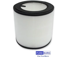 Pureburg Fy0194 pakaitinis filtras, suderinamas su Philips Ac0830/10 Ac0820/30 Ac0820/10 Ac0819/10 oro valytuvais 800 serija, 2 vnt. H13 True Hepa