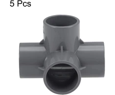 Pvc 4 krypčių jungtis, 32 mm, 5 vnt.