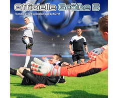 Pwavum futbolo kamuolys, 5 dydis, vaikiškas futbolo kamuolys, treniruočių futbolo kamuolys berniukams ir mergaitėms, oficialaus 5 dydžio futbolo kamuolys, vaikiškas futbolo kamuolys sportinis kamuolys vidaus ir lauko žaidimams