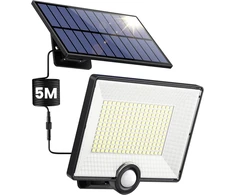Pxwaxpy 204 Led Lauko Saulės Šviestuvas su Judesio Davikliu, 3 Režimai