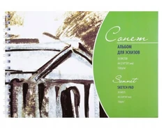 Q-Connect Sonnet A4 formato eskizų bloknotas, 150 g/m², 30 lapų, spiralinis – skirtas piešimui, sausoms technikoms