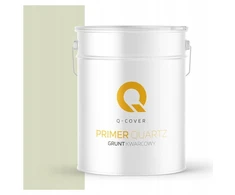 Q-cover kvarcinis gruntas silikoniniam tinkui, spalva balta su žalsvu atspalviu F481 15kg