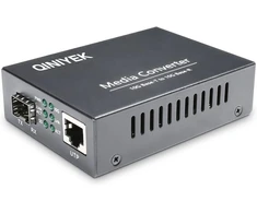 Qiniyek 10gb ethernet fiber media konverteris, 10g fiber ethernet konverteris su 1 x Rj45 10gbe prievadu į 1 x 10gbe Sfp+ prievadą