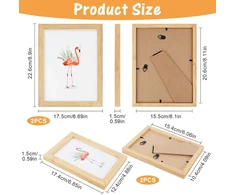 Lova Qmling 4 nuotraukų rėmelių rinkinys 10 x 15 cm 15 x 20 cm, mediniai nuotraukų rėmeliai su akriliniu stiklu ir galine panele, maži nuotraukų rėmeliai kabinimui ir statymui, nuotraukų rėmelis svetainei, miegamajam