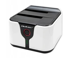 Qoltec dokas Hdd Ssd diskams 2.5" 3.5" Sata Iii Usb 3.0 5gb/s Clone off
