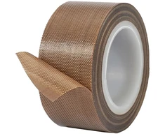 Qrity tefloninė juosta, aukštos temperatūros lipni juosta, 30 mm x 10 m, storis 0,18 mm, atspari karščiui iki 300 °c, skirta vakuuminiam sandarikliui